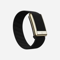 BRACELET ONLY POUR WHOOP 5.0 - SUPERKNIT LUXE MG - OBSIDIAN GOLD - 24MM - TISSU SUPERKNIT - RÉGLABLE - ORIGINAL
