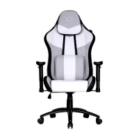 COOLER MASTER CHAISE GAMING CALIBER R3C - TISSU - INCLINABLE 180 -ACCOUDOIRS 2D -150 KG -GRY & WHITE