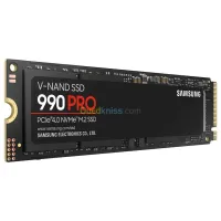 SAMSUNG SSD 990 PRO M.2 NVME 2TO - 7450MBS - PCIE 4.0 - BLISTERING SPEED - SANS HEATSINK
