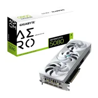 GIGABYTE GEFORCE RTX 5080 AERO OC SFF - 16G GDDR7 -G-SYNC - DLSS 4 - RAY TRACING - HDMI/DP - WHITE