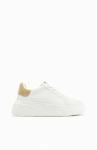 BASKET ZARA STYLE EN CUIR pour femmes