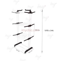 repassage-seche-linge-pliable-4-niveaux-avec-roulettes-cloth-rack-chevalley-alger-algerie