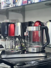 Bouilloire + théière KITCHEF avec plaque 1500 W 