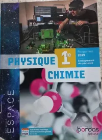 Livre de SES et de Physique Chimie , 1 ère. 