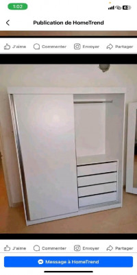 armoires-commodes-chambre-a-couche-dressing-guard-robeخزانة-ارموار-دريسينق-birtouta-alger-algerie