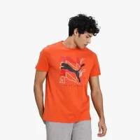 PUMA Imprimé Col Rond T-Shirts Homme
