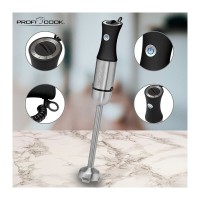 Bras Mixeur Plongeant Inox avec 4 lames 1000W Proficook خلاط يدوي thumbnail 3