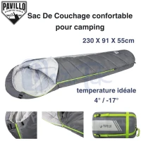 Sac de Couchage pour camping et bivouac -17 degrée Bestway Pavillo فرشة تخييم