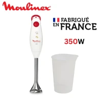 Bras Mixeur Plongeant Inox Moulinex Turbomix Plus - 350W Avec Bol 800ml - خلاط يدوي كهربائي