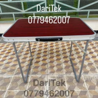 Table Pliante Inox De Camping et Plage Trés Solide - 50 x 70 x 55 cm