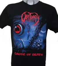 Obituary t-shirt Cause of Death size S