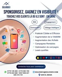 Digital marketing, Creation Content, gestion de reseaux sociaux , Sponsoring