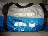 Tente QUECHUA ARPENAZ FAMILY 4.2 + Bouteille comping (isotherm) / Thermo shop QUECHUA