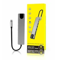 Adaptateur USB Type-C Vers HDMI (8 En 1)