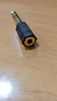 Prise adaptateur fiche jack 3,5mm/ 6,35mm