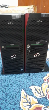 02)Fujitsu PRIMERGY TX2550M5 serveur Tower double cpu Gold 6240 36-Core 2.60GHz ram128gb ssd sas 6to