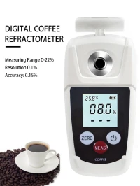 Réfractomètre Numérique TDS, Testeur de Concentration de Café