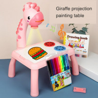 produits-pour-bebe-table-a-dessin-avec-projecteur-girafe-rose-36-images-differentes-planche-bab-ezzouar-alger-algerie