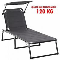 chairs-armchairs-chaise-longue-pliable-avec-pare-soleil-en-tissu-oxford-600d-capacite-de-poids-120-kg-v4-bab-ezzouar-alger-algeria