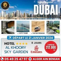 Voyage organise Dubaï 2024 + safari inclus 