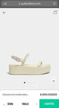 Sandales pull and bear