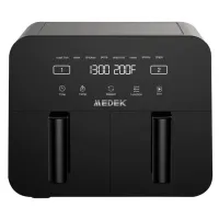  Friteuse Air fryer 9L MEDEK deux compartiment  