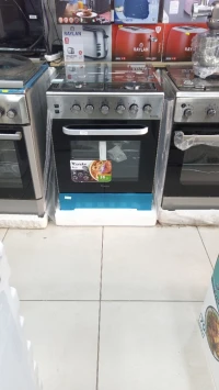 Promo cuisinière condor 4 feux 54L inox semi-fonte raviola ventilé