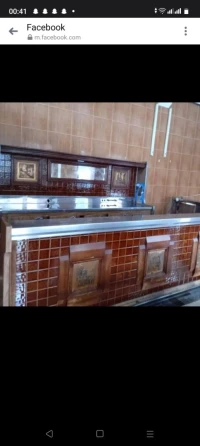Contoire pour fast food cafétéria 