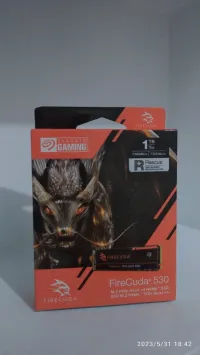 SSD Interne M.2 NVMe Seagate FireCuda 530 - 1 To, Compatible PS5, Sans dissipateur.