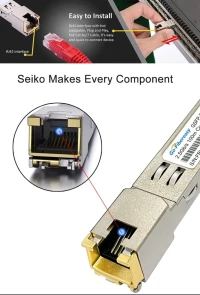 10Giga SFP+, copper RJ45 interface