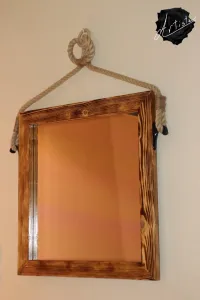 Miroir style rustique 