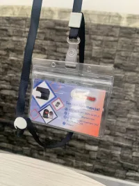 Porte badge et cordon 