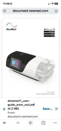 Res med air sense 11