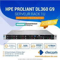 Serveur HP ProLiant DL360 Gen9  Xeon E5-2620v4 16 Go RAM  2 x 300 Go SAS