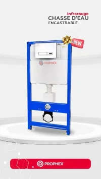 CHASSE DEAU ENCASTRE PROPHEX INFRA ROUGE 711002