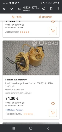 Pompe à gazoil evoque
