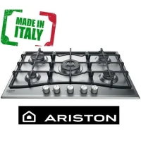 Ariston PLAQUE DE CUISSON ARISTON A GAZ INOX 5 FEUX 75 CM PCN 751 Made in italy Garantie 24 mois