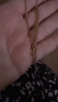 Collier en or 18 carat bien de France 