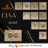 materiel-electrique-interrupteurs-et-prises-encastre-diaa-acrylique-dore-energical-dar-el-beida-alger-algerie