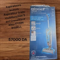 Aspirateurs laveurs Aspirateur à eau multifonction 3 en1 CrossWave bleu  BISSELL