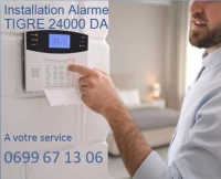 Installation alarme sans fil TIGRE