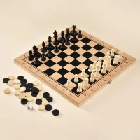 Jeu D'Échecs Avec Dames Et Backgammon