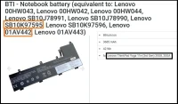 Achat  Batterie lenovo Thinkpad yoga 11e