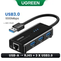 UGREEN HUB USB 3.0 Ethernet 1000Mbps