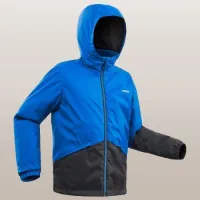  VESTE DE SKI ENFANT CHAUDE ET IMPERMEABLE 100 BLEU Decathlon