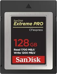 Sandisk Carte Mémoire CFExpress Extreme Pro 128GB, 1700MB/S / 1200MB/S