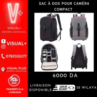 Sac à dos compact et léger pour matériel photographique.