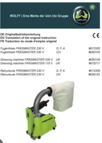 Rainureuse sol souple wolff