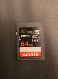 SANDISK EXTREME PRO  SDHC 300MB S UHS II SD CARD  64GB