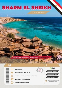 VOYAGE ORGANISÉ SHARM EL SHEIKH 9 NUITS EN ALL INCLUSIVE 